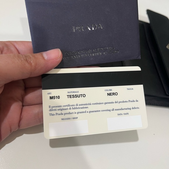 PRADA TESSUTO BLACK NYLON WALLET - Picture 13 of 15